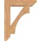 Ekena Millwork Westlake Slat Smooth Bracket w/ Offset Brace, Western Red Cedar, 7 1/2"W x 30"D x 38"H BKT0806X30X38WTL06SWR - alternate 2